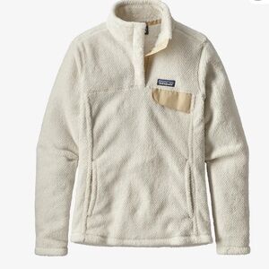 Women's Patagonia Cream Fleece Snap-T Pullover, S